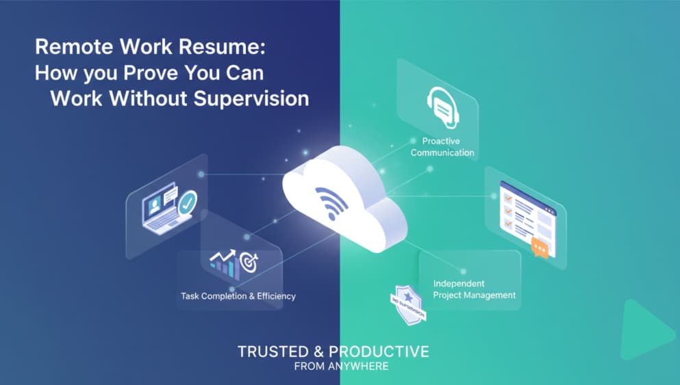 Crafting a Remote Work Resume: Proving Your Self-Sufficiency and Success