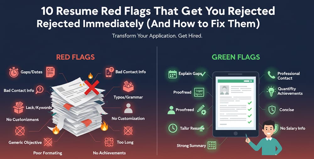 10 Resume Red Flags That Get You Rejected Immediately (And How to Fix Them)