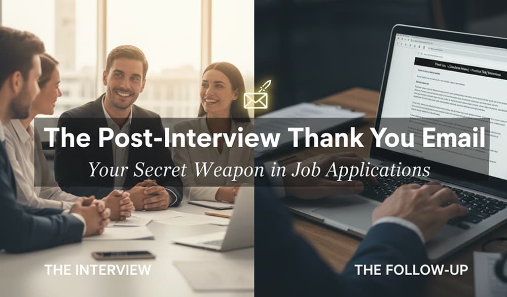 The Post-Interview Thank You Email: Your Secret Weapon in Job Applications