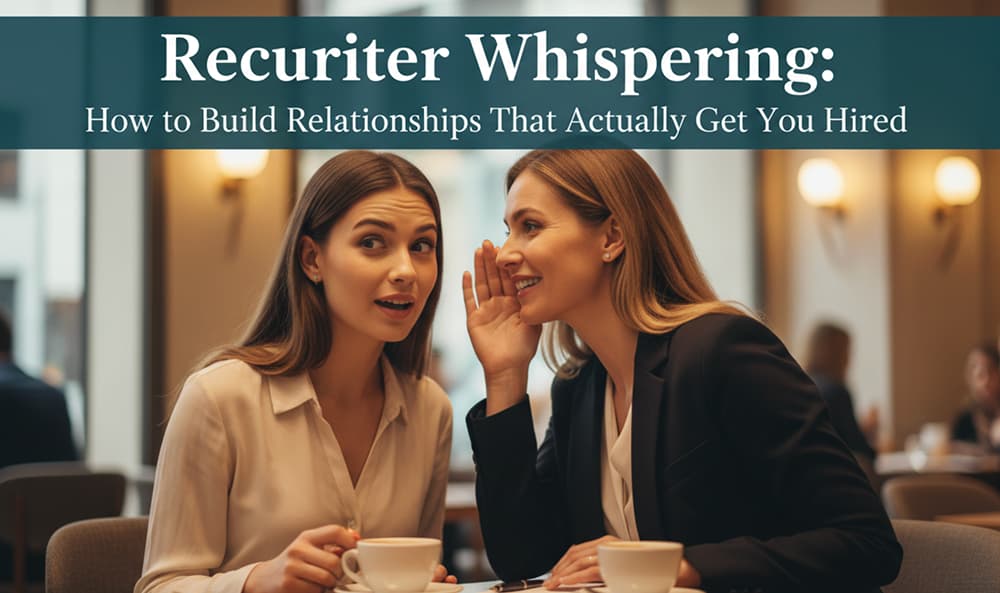 Recruiter Whispering: How to Build Relationships That Actually Get You Hired