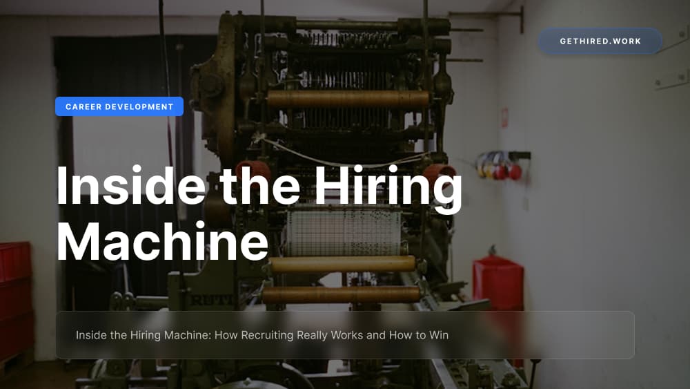 Inside the Hiring Machine: How Recruiting Really Works and How to Win